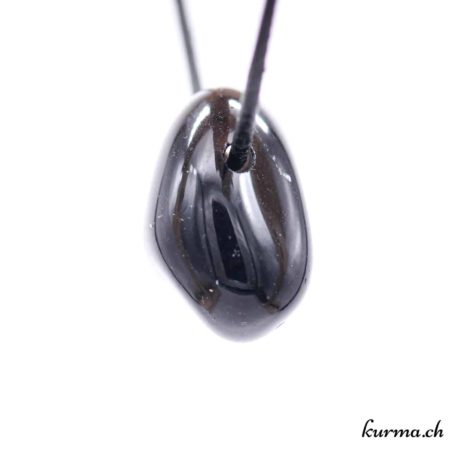 Pendentif Obsidienne Larme d'Apache - N°8455.8-2 disponible dans la boutique en ligne Kûrma. Votre boutique de pierre semi-précieuse en suisse