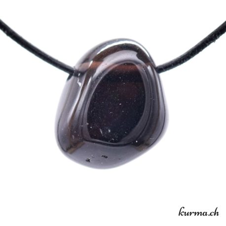 Pendentif Obsidienne Larme d'Apache - N°8455.8-3 disponible dans la boutique en ligne Kûrma. Votre boutique de pierre semi-précieuse en suisse