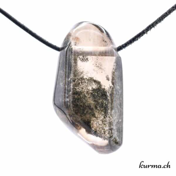 Orgonite Pendentif Pyrite - Fleur De Vie - Protection - Bien être