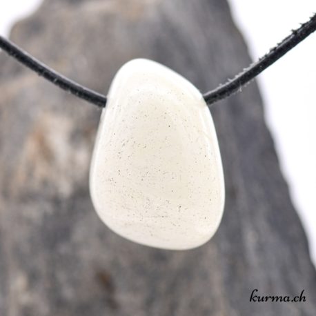 Quartz sulfureux - Collier en pierre percée