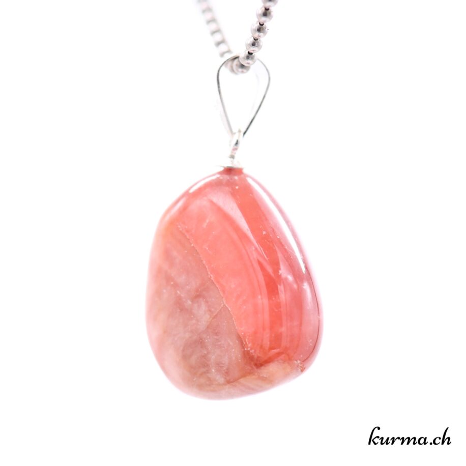 Collier En Dumortiérite & Rhodochrosite Naturels - Argent Massif 925 - 45 Cm - 175 Carats (Neuf Avec étiquettes)