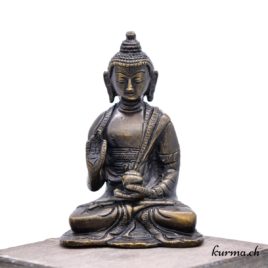 Statuette Bouddha Abhaya Mudra en Bronze – 12cm – N°6344.1
