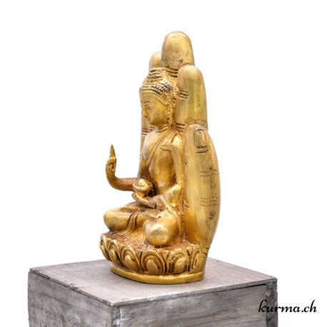 Statue Bouddha - N°6552.1-3 disponible dans la boutique en ligne Kûrma. Votre boutique d'artisan Népalais en Suisse