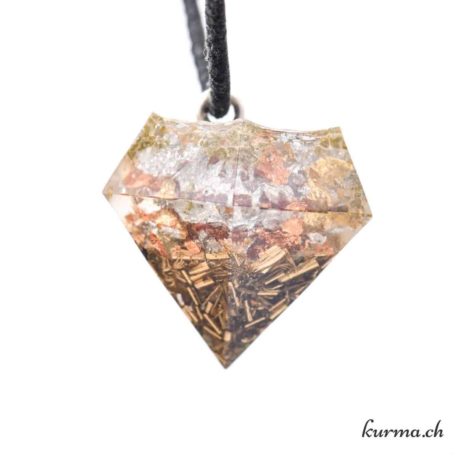 Orgonite Pendule Résine naturelle - N°12973.1-2 disponible dans la boutique en ligne Kûrma. Votre magasin de pierre et minéraux en suisse