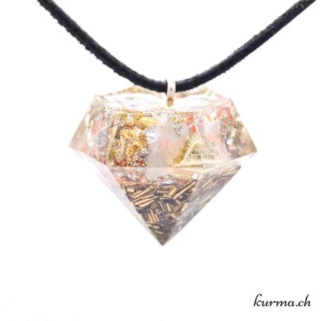 Orgonite Pendule Résine naturelle - N°12973.1-3 disponible dans la boutique en ligne Kûrma. Votre magasin de pierre et minéraux en suisse