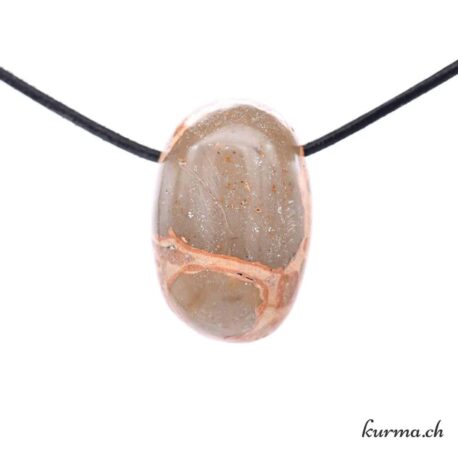 Oncolithe - Pendentif en pierre percée