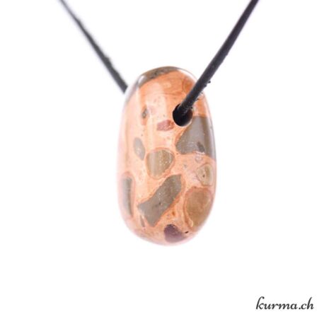 Oncolithe - Pendentif en pierre percée