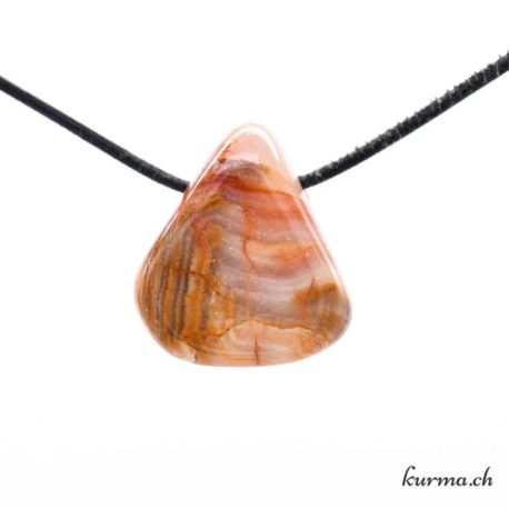 Pendentif Onyx Marbrée - Nº8476.7-3 disponible dans la boutique en ligne Kûrma. Votre magasin de pierre et minéraux en suisse