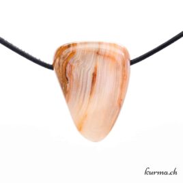 Onyx marbré pendentif pierre percée