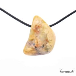 Opale dendritique – Collier en pierre percée – N°7945.10