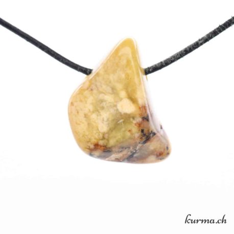Pendentif Opale Dentritique - Nº7945.10-3 disponible dans la boutique en ligne Kûrma. Votre magasin de pierre et minéraux en suisse