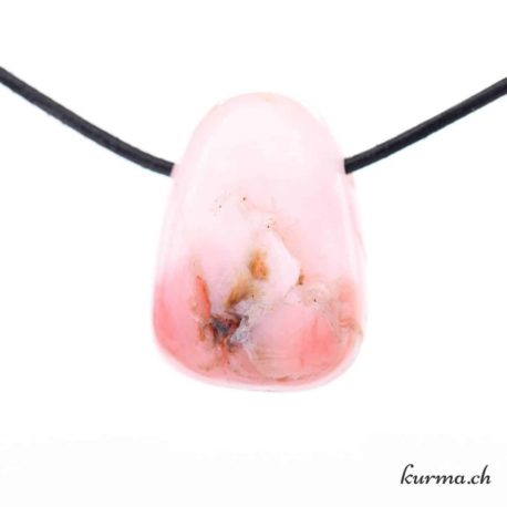 Pendentif Opale des Andes Rose - Nº8728.4-1 disponible dans la boutique en ligne Kûrma. Votre magasin de pierre et minéraux en suisse