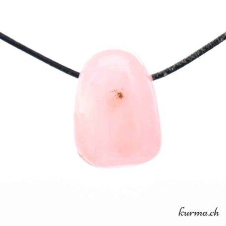 Pendentif Opale des Andes Rose - Nº8728.4-3 disponible dans la boutique en ligne Kûrma. Votre magasin de pierre et minéraux en suisse