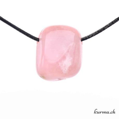 Pendentif Opale des Andes Rose - Nº8728.9-1 disponible dans la boutique en ligne Kûrma. Votre magasin de pierre et minéraux en suisse