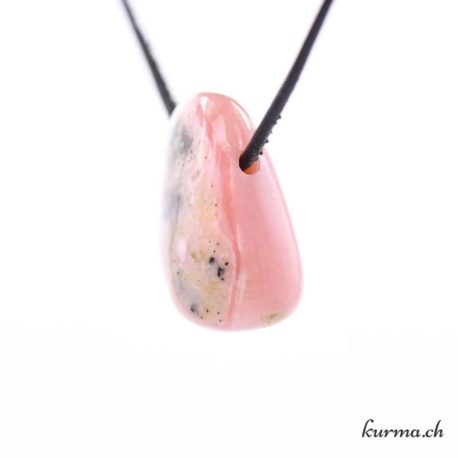 Pendentif Opale des Andes Rose - Nº8728.9-2 disponible dans la boutique en ligne Kûrma. Votre magasin de pierre et minéraux en suisse