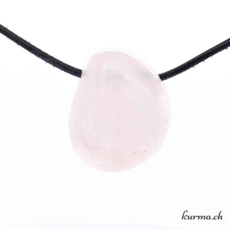 Petalite pierced stone necklace