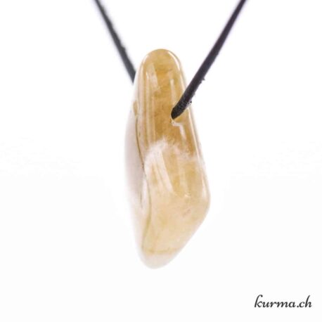 Prasiolite - Pendentif en pierre percée