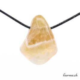 Prasiolite - Pendentif en pierre percée