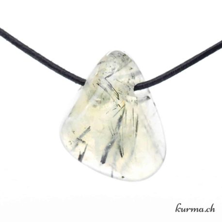 Pendentif Préhnite - Nº10276.11-1 disponible dans la boutique en ligne Kûrma. Votre magasin de pierre et minéraux en suisse