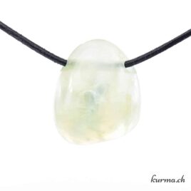 Prehnite - Collier en pierre percée
