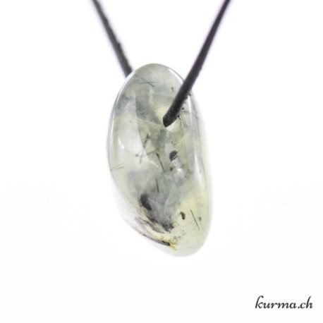 Pendentif Préhnite - Nº10276.8-2 disponible dans la boutique en ligne Kûrma. Votre magasin de pierre et minéraux en suisse