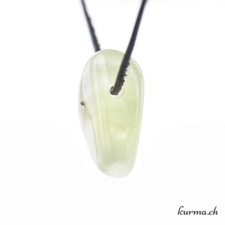 Pendentif Préhnite - Nº10276.9-2 disponible dans la boutique en ligne Kûrma. Votre magasin de pierre et minéraux en suisse