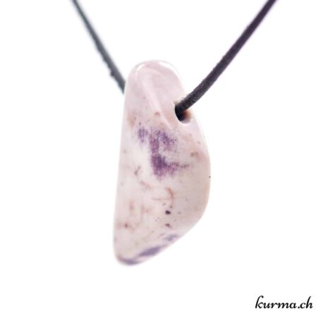 Tiffany - Fluorite opalisée - Pendentif en pierre percée
