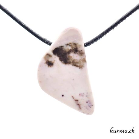 Tiffany - Fluorite opalisée - Pendentif en pierre percée