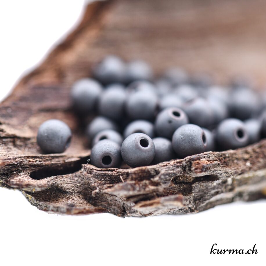 Fil De Perles En Hématite Mat Olives 12x6mm - Environ 31 Pièces (39cm) - Neuf
