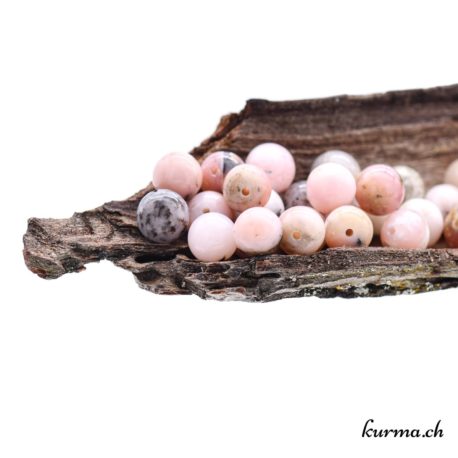 Perle Opale des Andes Rose 8-8.5mm - Nº12016-1 disponible dans la boutique en ligne Kûrma. Votre bijouterie Suisse en ligne.