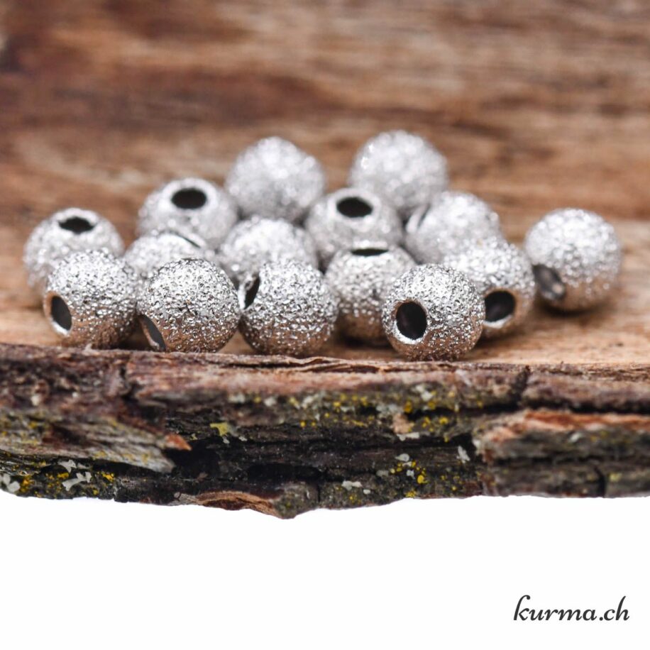 5 Perles Argent 925 Stardust Diamanté - Rondelles 4.5x3mm, Pour Création Bijoux