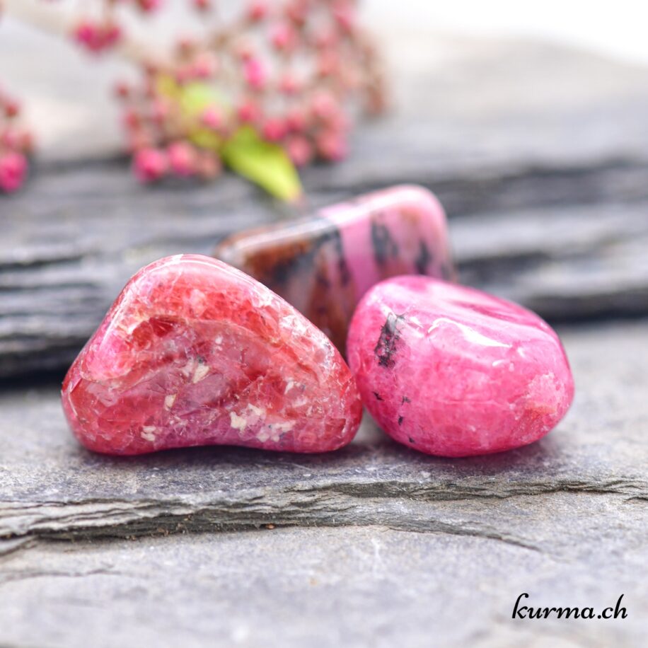 Bracelet Perles Rhodonite De Tanzanie - Perles 6 Mm, Sur Mesure, Fait Main, élastique, Neuf