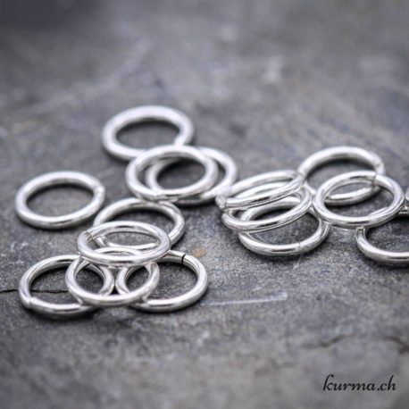 Anneau Fermé 8x1mm Argent 925 (1pcs) - N°13066-1 disponible dans la boutique en ligne Kûrma. Votre magasin de matériel pour la bijouterie