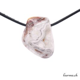 Agate Crazy Lace - Bijou en pierre percée