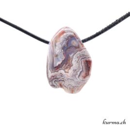 Agate Crazy Lace - Pendentif pierre percée