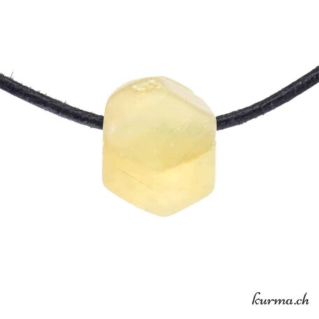 Apatite verte - Pendentif en pierre percée