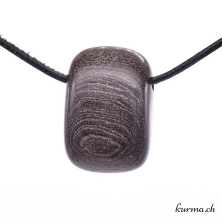 Bois pétrifié - Pendentif lithothérapie