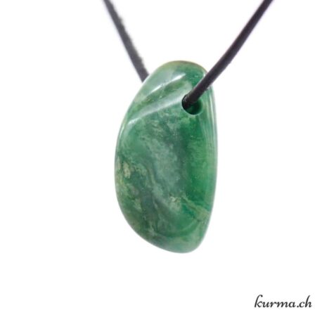 Buddstone-Prasem &#039;Giada africana&#039; - Pietra forata