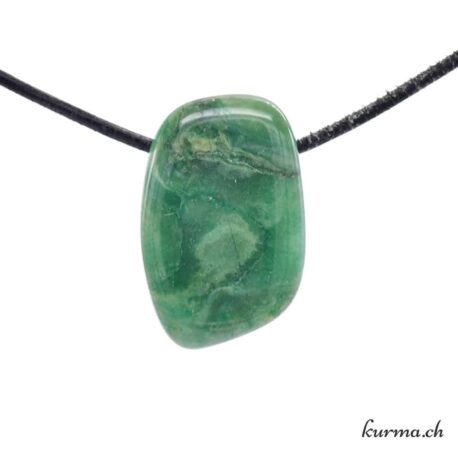 Buddstone-Prasem &#039;Giada africana&#039; - Pietra forata