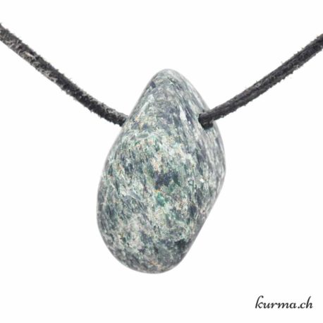 Fuchsite pendentif pierre percée