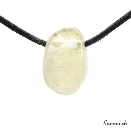 Grenat Grossulaire - Pendentif en pierre percée