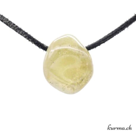 Grenat Grossulaire - Pendentif en pierre percée