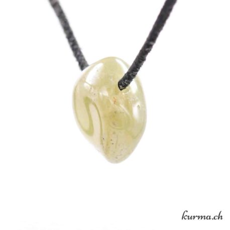 Grenat Grossulaire - Pendentif en pierre percée