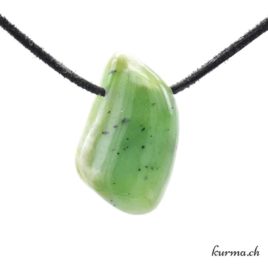 Jade néphrite – Collier en pierre percée – N°8727.6