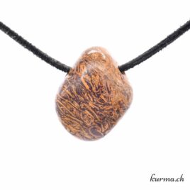 Jaspe serpent - Pendentif pierre percée