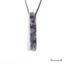 Pendentif Larvikite Naturelle 28 Carats - Bélière Argent 925 - Pierre Minérale