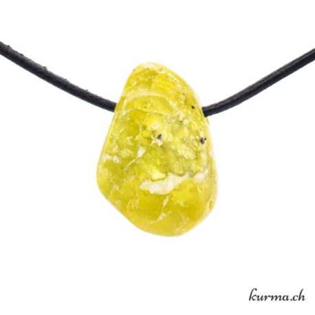 Lizardite - Pendentif pierre percée