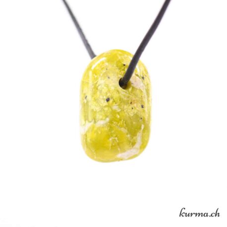 Lizardite - Pendentif pierre percée
