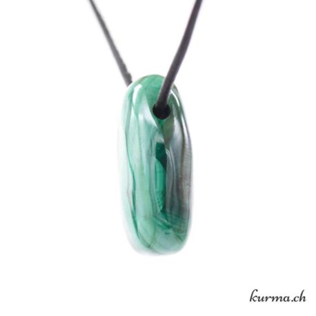 Malachite - Pendentif pierre percée