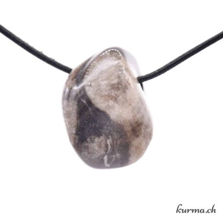 Marbre fossile pendentif en pierre
